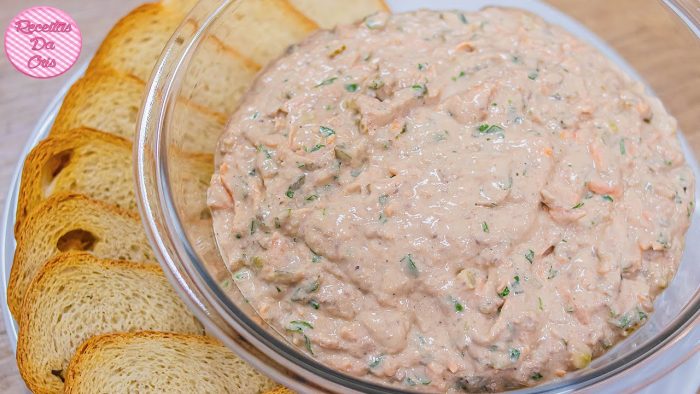 PATÊ CREMOSO DE ATUM IDEAL PARA TORRADAS | PARA COMER ASSISTINDO A COPA DO MUNDO | SANDUÍCHE NATURAL