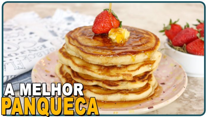 A MELHOR PANQUECA AMERICANA, MASSA FOFINHA E GOSTOSA | Nandu Andrade