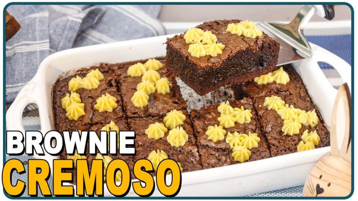 A MELHOR RECEITA DE BROWNIE CREMOSO QUE JÁ FIZ | Nandu Andrade