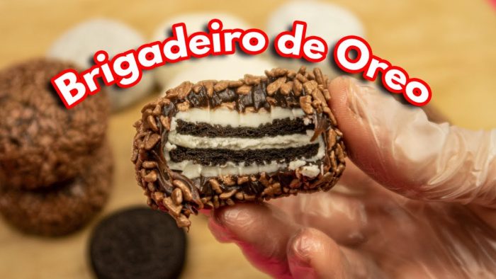 ESSE DOCE É SUCESSO GARANTIDO DE VENDAS! BRIGADEIRÃO DE OREO EM 2 SABORES DELICIOSOS (FAÇA E VENDA)