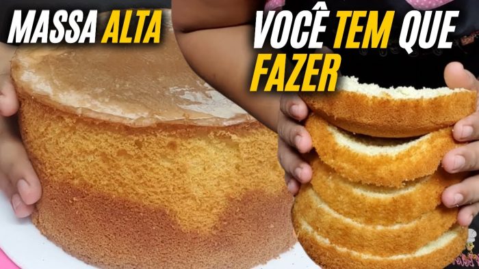 A MELHOR MASSA QUE EU JÁ FIZ SUPER FÁCIL PARA BOLO ALTO Você tem que Fazer