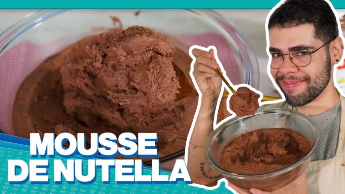 RECHEIO MOUSSE DE NUTELLA DELICIOSO | PARA RECHEAR BOLOS, TORTAS E OVOS DE PÁSCOA