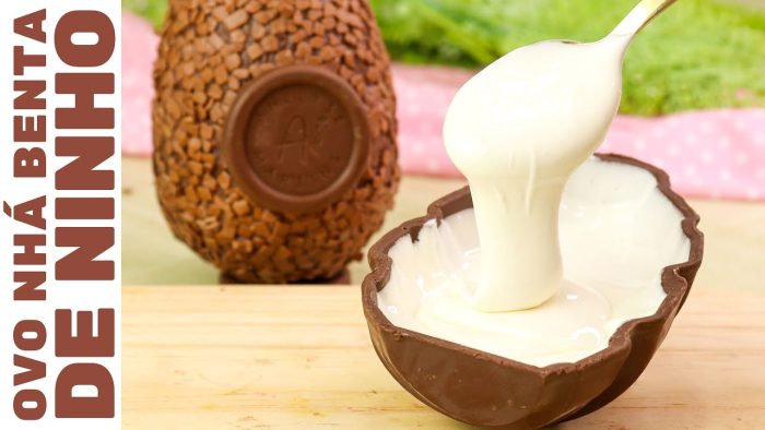 ESSE OVO VAI SER A SENSAÇÃO DA PÁSCOA: NHÁ BENTA DE NINHO! | Sem gelatina, sem chantilly