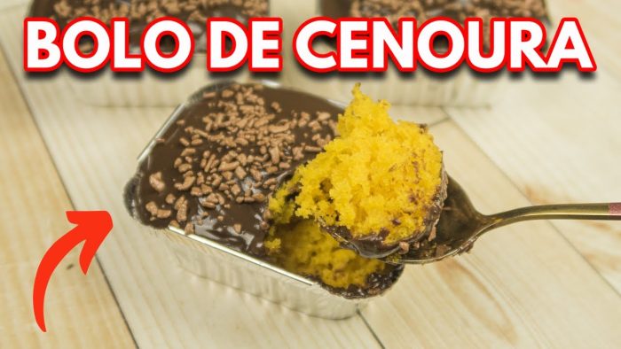 FAÇA E VENDA LUCRATIVO: BOLO DE CENOURA COM BRIGADEIRO NA MARMITA | Prático, Fácil e Delicioso!