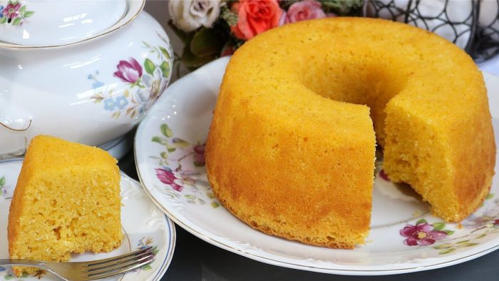 SÓ 1 LARANJA! FIZ ESSE BOLO EM 5 MINUTOS: BOLO SIMPLES DE FUBÁ COM LARANJA SEM TRIGO