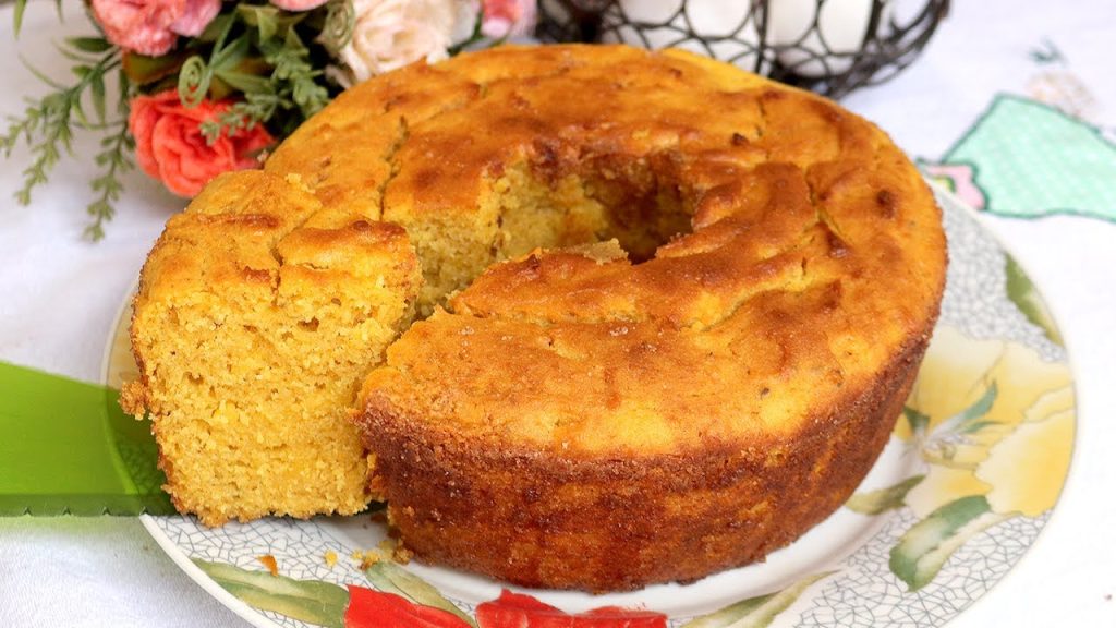 RECEITA PERFEITA! BOLO SEM GLÚTEN E MAIS FOFINHO! BOLO DE FUBÁ COZIDO – BOLO DA VOVÓ FÁCIL E RÁPIDO