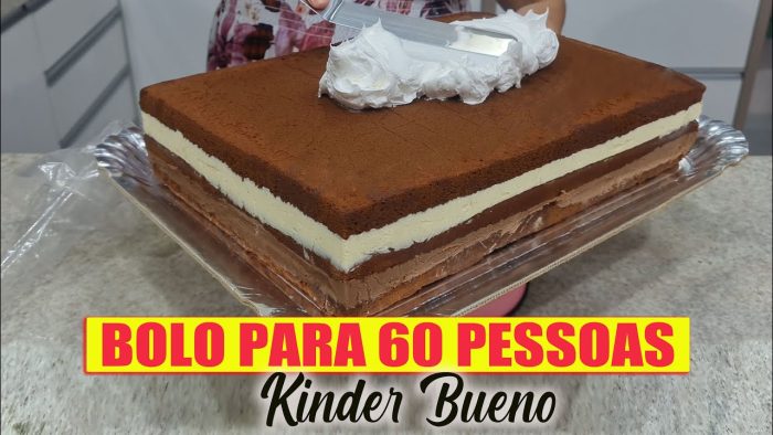 6 KILOS DE BOLO / RECHEIO KINDER BUENO / MASSA AMANTEIGADA DE CHOCOLATE  @PARISCAKEDESIGNER