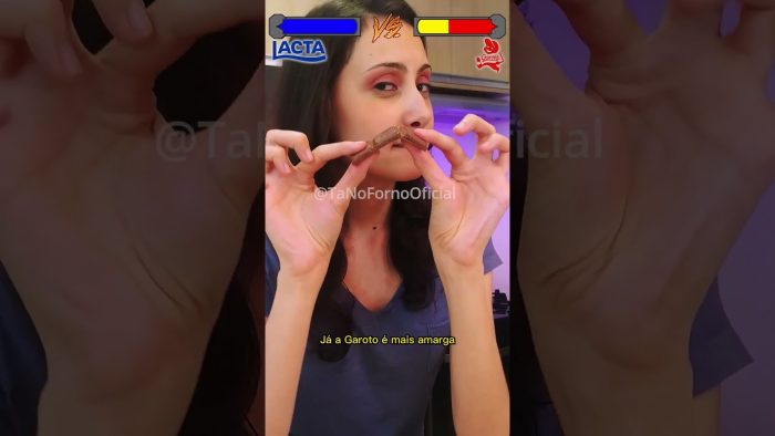 🥊🍫 BATALHA DE CHOCOLATES | Quem ganha: Lacta ou Garoto??? #shorts