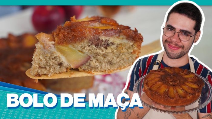 A MELHOR RECEITA DE BOLO DE MAÇÃ DO MUNDO | FOFINHO E SUPER FÁCIL