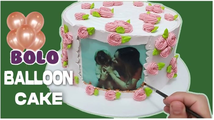 BOLO BALLOON CAKE /TÉCNICA PAPEL ARROZ / BICO 352 /BICO 6 MM /PARIS CAKE DESIGNER