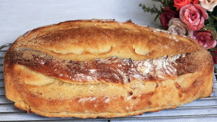 RECEITA DE PÃO CASEIRO COM AÇÚCAR SUPER FOFINHO – COMO FAZER PÃO COM AÇÚCAR POR CIMA