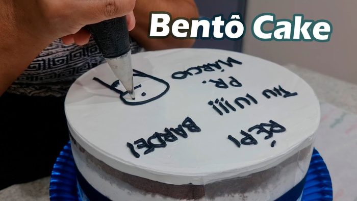 BOLO BENTÔ CAKE / DECORAÇÃO FÁCIL  DE FAZER@PARISCAKEDESIGNER