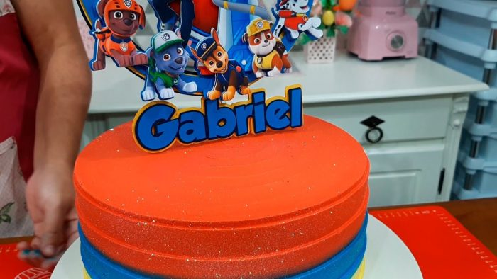 BOLO DA PATRULHA CANINA / DECORAÇÃO MUITO FÁCIL  / PARIS CAKE DESIGNER