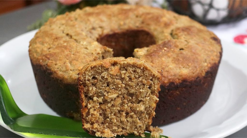BOLO DE AMENDOIM – VOCÊ TEM A OPÇÃO DE FAZER “SEM AÇÚCAR”