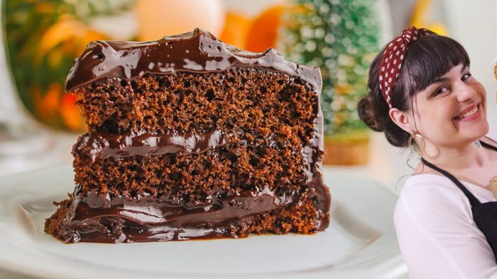 BOLO DE CHOCOLATE PURO – MATILDA´S CAKE – FÁCIL E SUPER BRILHOSO