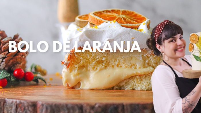 BOLO TRUFADO DE LARANJA COM CHOCOLATE BRANCO – DELICIOSO!