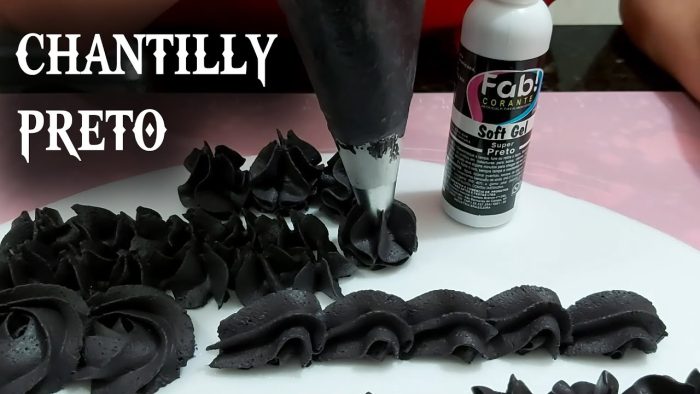 CHANTILLY PRETO PERFEITO /COMO FAZER