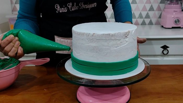 DECORAÇÃO FEITA COM PALITO DE DENTE / MUITO FÁCIL / BOLO PARA INICIANTES / @PARISCAKEDESIGNER