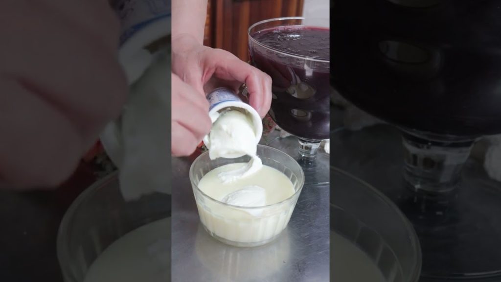 Creme fácil para Sagu: Misturou Ta Pronto!