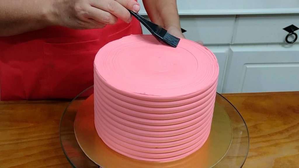 DECORAÇÃO DE BOLO COM ESPÁTULA DE TEXTURA @PARISCAKEDESIGNER