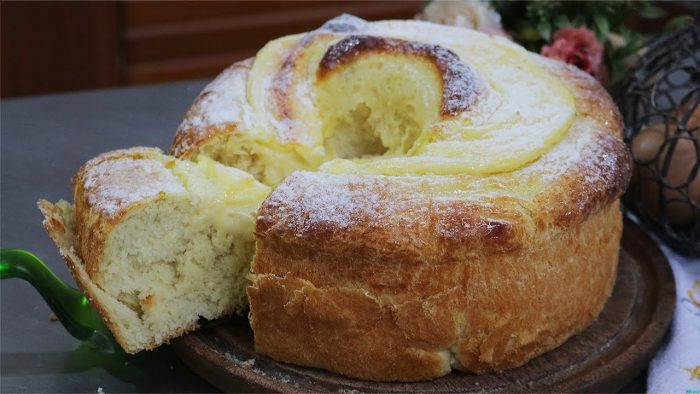 COLOQUEI CREME DE BAUNILHA NO PÃO DOCE E FICOU INCRÍVEL! PÃO DOCE TIPO ROSCA DE PADARIA