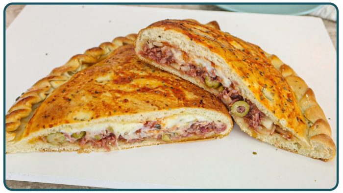 ESSE CALZONE É MELHOR QUE PIZZA | LANCHE | Nandu Andrade