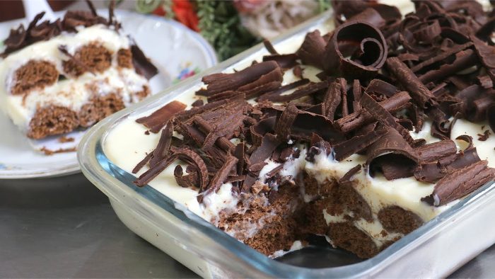 PAVÊ FÁCIL! TUDO NO LIQUIDIFICADOR! PAVÊ DE LIMÃO COM CHOCOLATE RÁPIDO E DELICIOSO! Bateu Ta Pronto