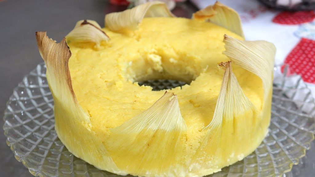 PAMONHA DE FORNO DE LIQUIDIFICADOR ASSADA NA PALHA DO MILHO – PRÁTICA E FÁCIL