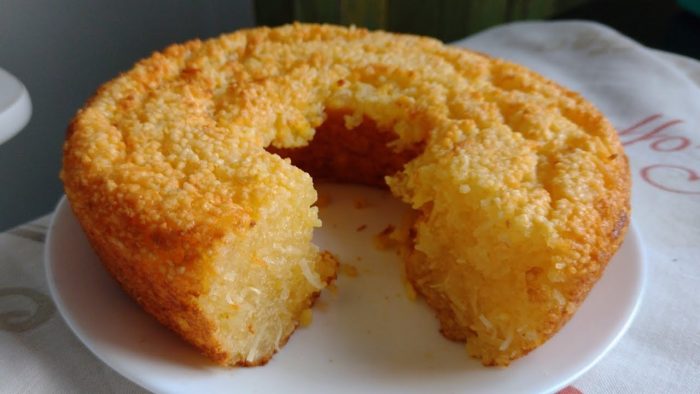 O MARAVILHOSO BOLO DE TAPIOCA GRANULADA DO NORDESTE,SEM TRIGO COM APENAS 2 OVOS