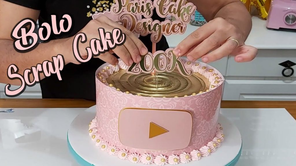 BOLO SCRAP CAKE DECORAÇÃO MODERNA E MUITO FÁCIL PARA INICIANTES / BOLO  200 K /PARIS CAKE DESIGNER