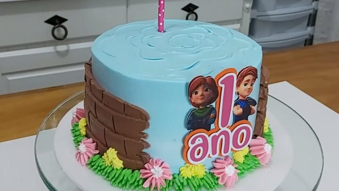 BOLO CACHEPÔ EFEITO TIJOLINHO / DRAGONS RESCUE RIDERS / BICO 1E / 234 / 6 MM / PARIS CAKE DESIGNER