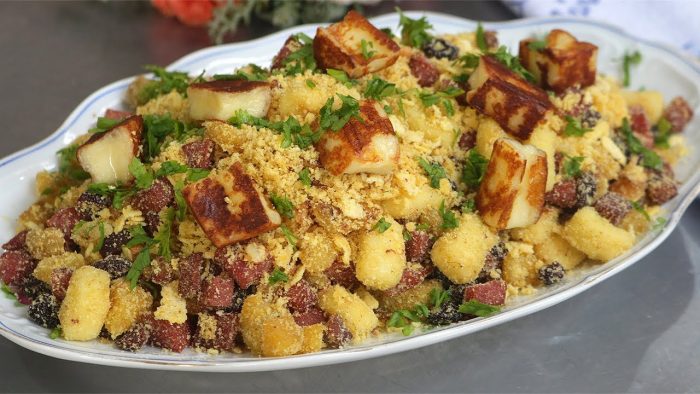 ESSA FAROFA ESPECIAL NÃO PODE FALTAR NAS FESTAS DE NATAL E ANO NOVO! GOSTOSA! ÚMIDA! FÁCIL DE FAZER