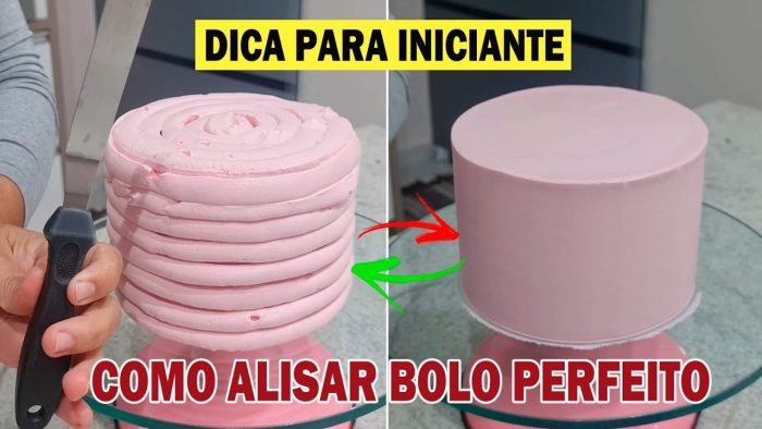 COMO ALISAR SEU BOLO CORRETAMENTE / TUTORIAL COMO USAR A ESPÁTULA DE TEXTURA @PARISCAKEDESIGNER