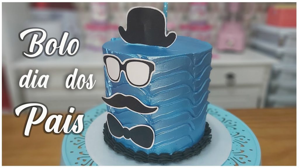 DECORAÇÃO SUPER RÁPIDA /BOLO DIA DOS PAIS /BICO 20 /BOLO COM TOPPER / PARIS CAKE DESIGNER