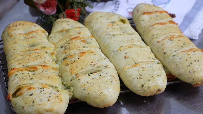 RECEITA DE PÃO DE ALHO RECHEADO – DICA PARA FORNO E CHURRASQUEIRA