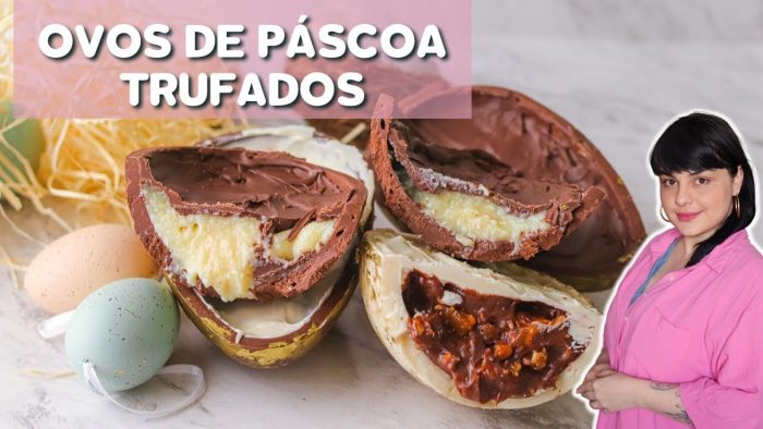 OVO DE PÁSCOA TRUFADO | Prestígio e brigadeiro com crocante | AULA COMPLETA – parte 1