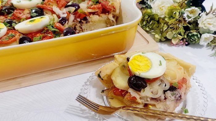 TORTA DE BACALHAU! UMA REFEIÇÃO COMPLETA E DELICIOSA…