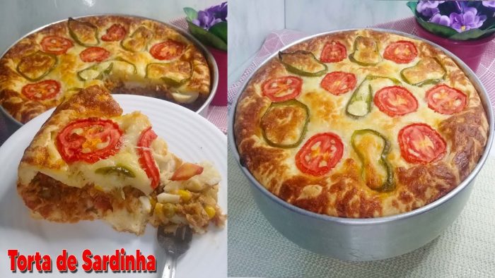 Torta de Sardinha de Liquidificador! Massa fofinha!