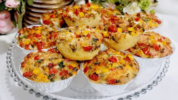 TORTINHAS SALADA! PERFEITAS PARA UM LANCHE, FOFINHAS E DELICIOSAS.