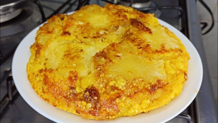 MISTUREI CUSCUZ COM ABACAXI E NÃO VAI MAIS QUERER PÃO!FAÇA ESSA TORTA DE FRIGIDEIRA COM SÓ 1 OVO