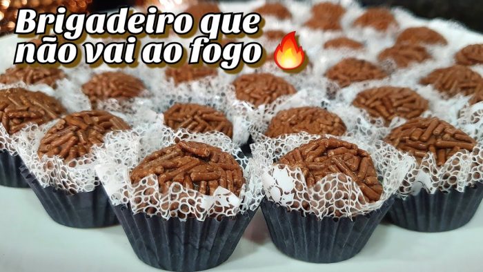 SÓ 2 INGREDIENTES E NÃO VAI AO FOGO! FAÇA BRIGADEIRO GOURMET RÁPIDO E FÁCIL!
