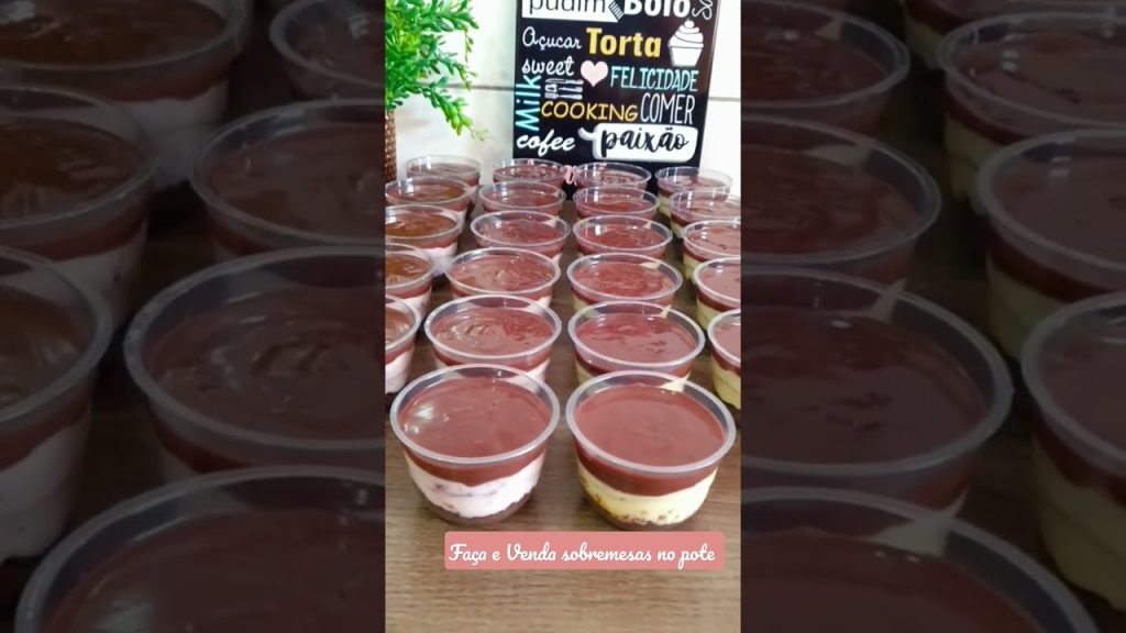 Faça e venda sobremesas no pote #shorts #rendaextra #sobremesanopote #facaevenda