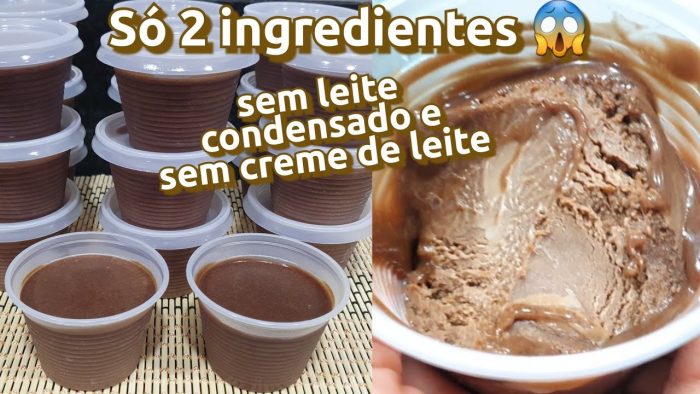 COM 2 INGREDIENTES FIZ 20 POTES DE SORVETE CREMOSÍSSIMO!