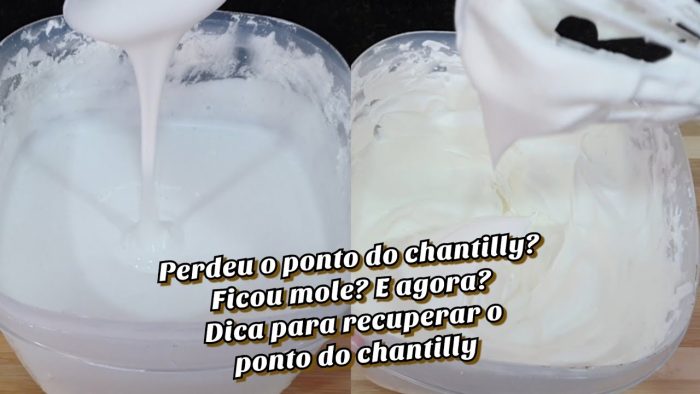 COMO RECUPERAR O CHANTILLY MOLE
