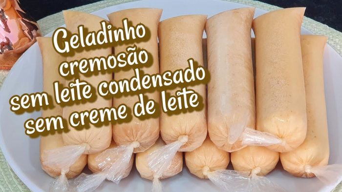 SEM LEITE CONDENSADO E SEM CREME DE LEITE SUPER CREMOSO GELADINHO DE PAÇOCA