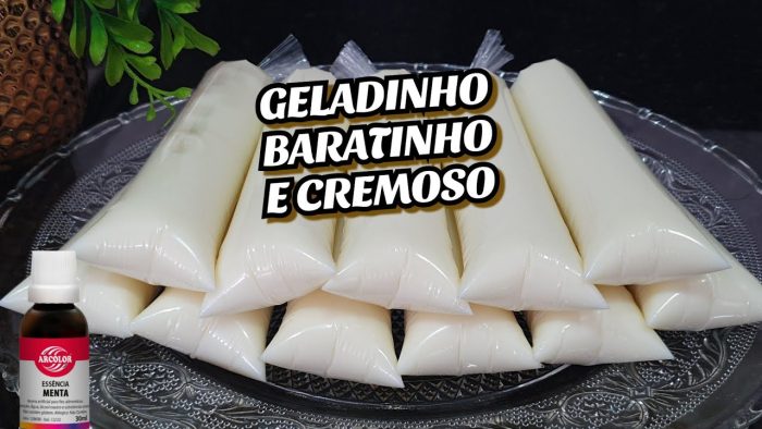 GELADINHO DE ESSÊNCIA BARATO, LUCRATIVO, CREMOSO E DELICIOSO! FAÇA E VENDA!!!