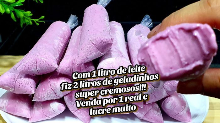 SEM LEITE CONDENSADO E SEM CREME DE LEITE, GELADINHO BARATINHO E CREMOSO!!!