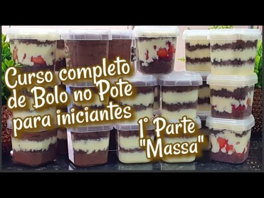 🔴 CURSO BOLO NO POTE PARA INICIANTES – VÍDEO 1 “MASSA”