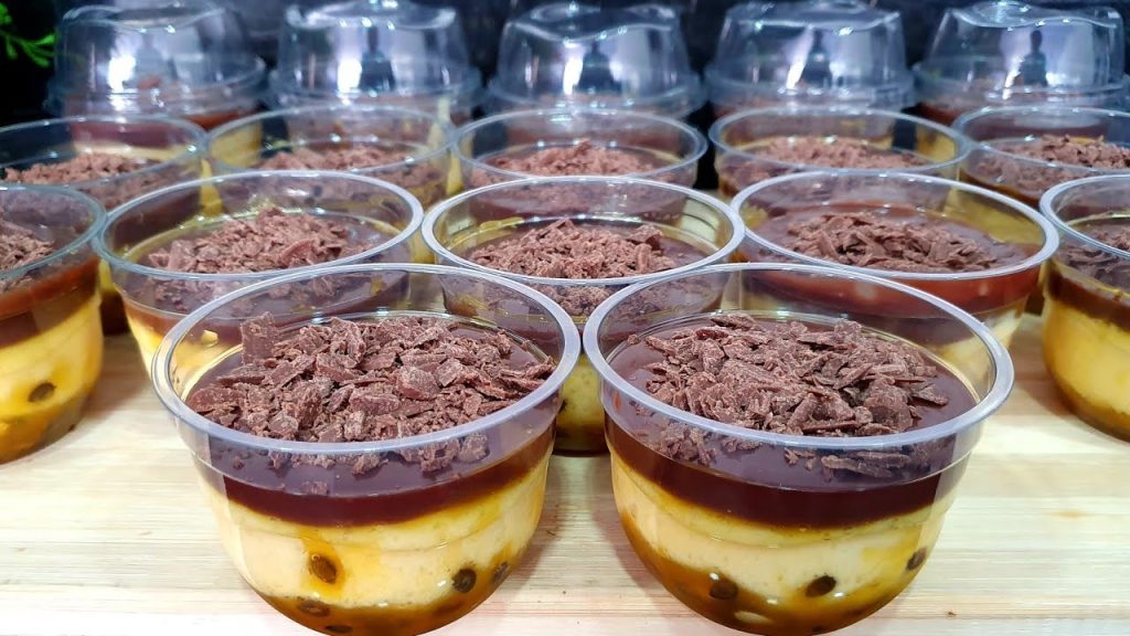 FATURE MUITO!!! MOUSSE DE MARACUJÁ TRUFADO, SOBREMESA NO POTE, FAÇA E VENDA!!!