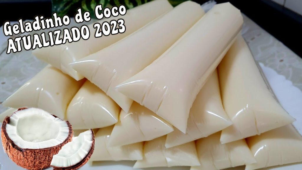 GELADINHO GOURMET 2023 SABOR COCO CREMOSO #docesal